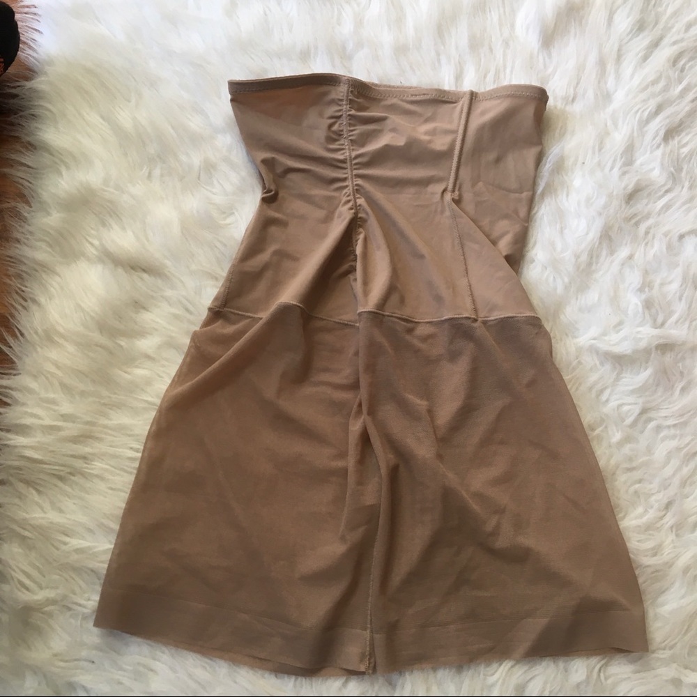 Shapewear undergarment high waist beige large